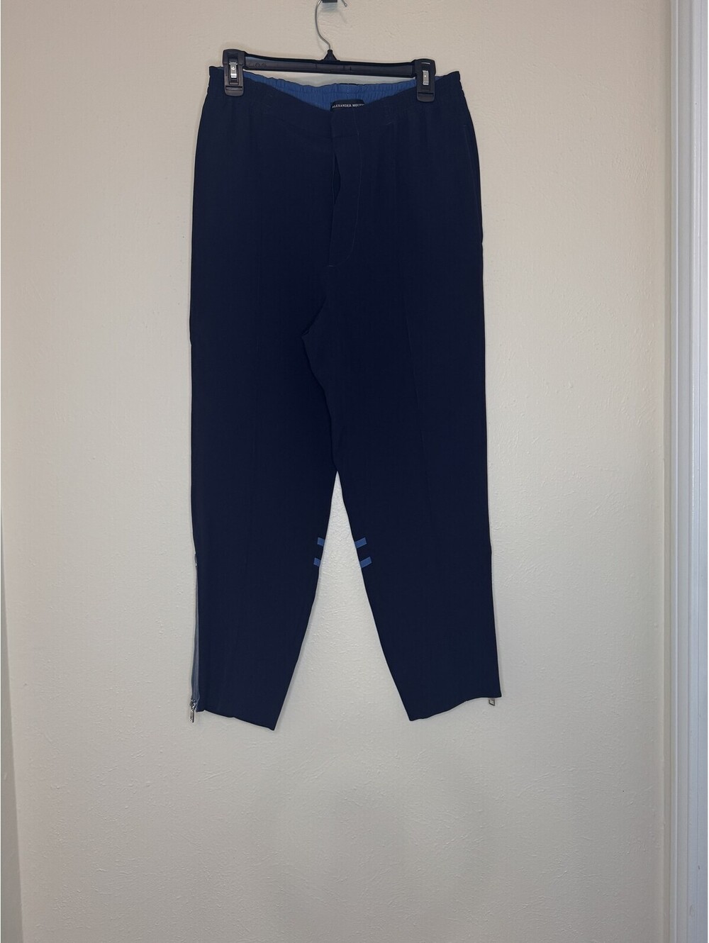 Alexander Mcqueen Pants Blue Size EU 46